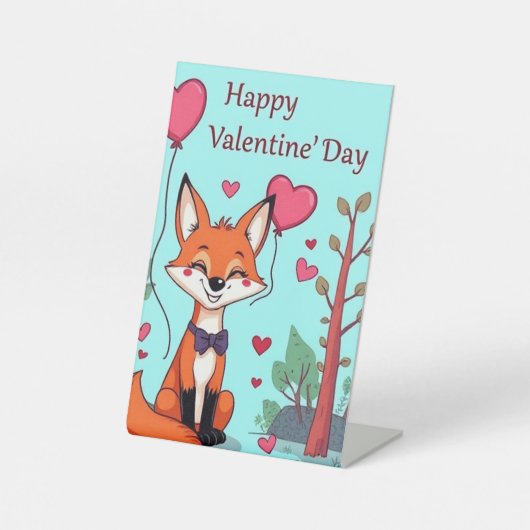 Signe De Table Jour de la Saint Valentin (Recto)