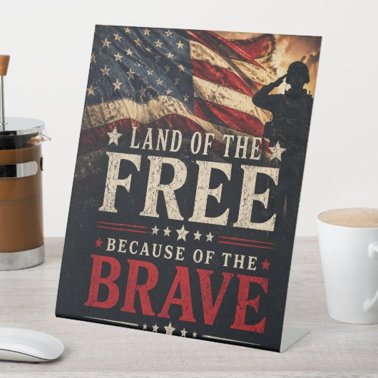 Signe De Table Jour du Souvenir (In SItu)