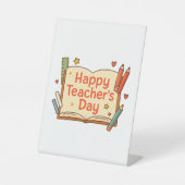 Signe De Table Joyeuse journée des enseignants (Recto)