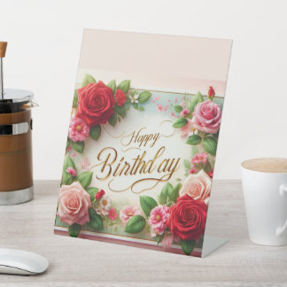 Signe De Table Joyeux anniversaire