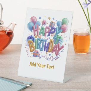 Signe De Table Joyeux anniversaire