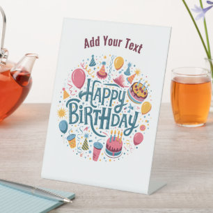 Signe De Table Joyeux anniversaire