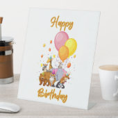 Signe De Table Joyeux Anniversaire de collection animal Signal de (In SItu)