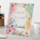 Signe De Table Joyeux Anniversaire Personnalisable (In SItu)