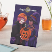 Signe De Table Joyeux costumes d'Halloween (In SItu)