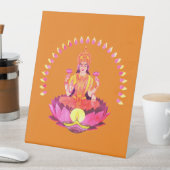 Signe De Table Joyeux Diwali - Déesse Lakshmi Deepalavi 1 (In SItu)