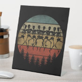 SIGNE DE TABLE JOYEUX HALLOWEEN DANSE SQUELETTE (In SItu)
