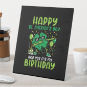 Signe De Table Joyeux Jour de la Saint Patrick Anniversaire Shamr (In SItu)