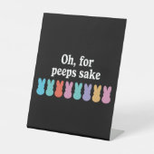 Signe De Table Joyeux Lapin de Pâques Carnaval chrétien religieux (Recto)