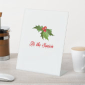 Signe De Table Joyeux Noël Gui (In SItu)