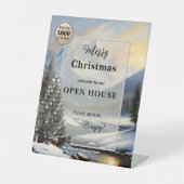 Signe De Table Joyeux Noël Logo Open House (Recto)