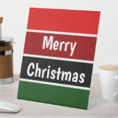 Signe De Table Joyeux Noël rouge et vert (In SItu)