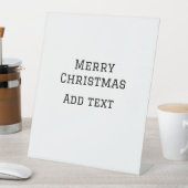 Signe De Table Joyeux Noël simple minimum ajouter nom modèle de t (In SItu)
