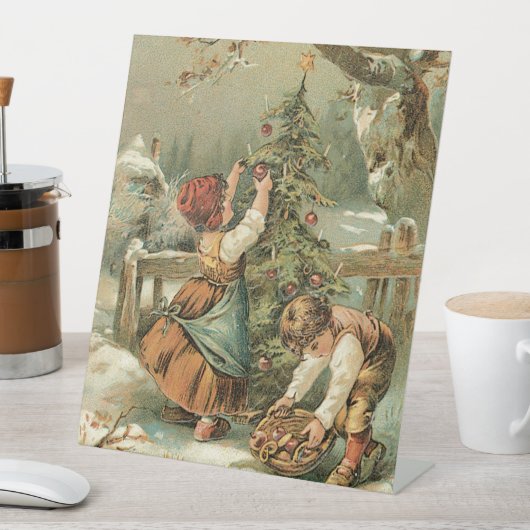 Signe De Table Joyeux Noël Vintage (In SItu)