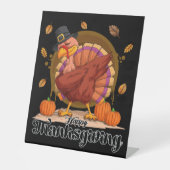 Signe De Table Joyeux Thanksgiving (Recto)