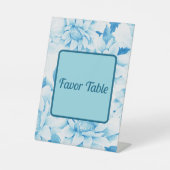Signe De Table Jumeaux en fleurs (Recto)
