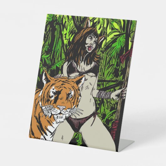 Signe De Table Jungle Girl 024 (Recto)