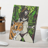 Signe De Table Jungle Girl 024 (In SItu)