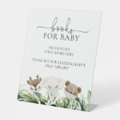 Signe De Table Jungle Safari Animaux Baby showers Livres Pour Béb (Recto)