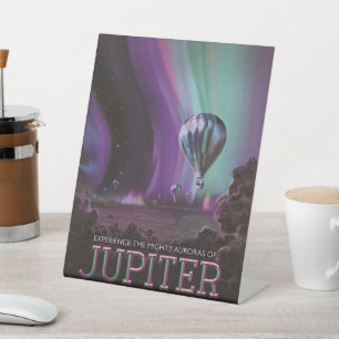 Signe De Table Jupiter Travel by Hot Air Balloon Bighty Aurora