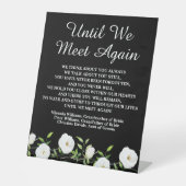 Signe De Table Jusqu'à ce que nous nous rencontrions à nouveau le (Recto)