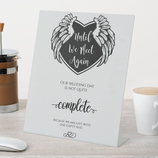 Signe De Table Jusqu'à ce que nous nous rencontrions à nouveau Ma (In SItu)