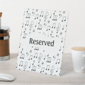 Signe De Table Juste noté réservé (In SItu)