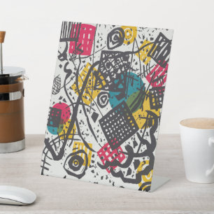 Signe De Table Kandinsky Small Worlds V Classic Abstrait
