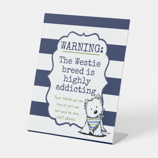 Signe De Table KiniArt Westie Mug nautique (Recto)