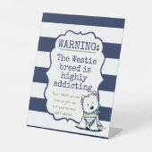 Signe De Table KiniArt Westie Nautilique (Recto)