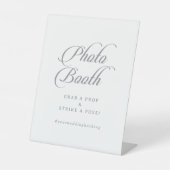 Signe De Table Kitschy Calligraphie Photobooth Mariage Chic (Recto)