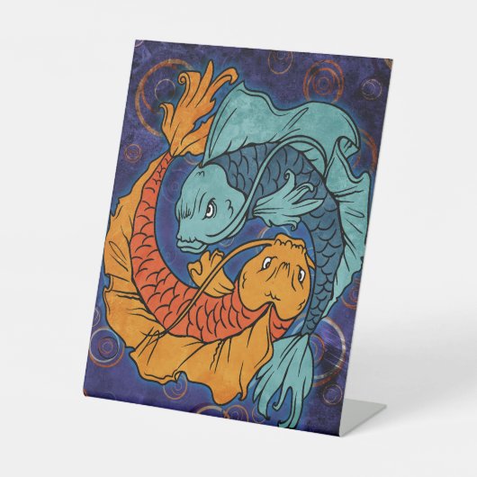 Signe De Table Koi Fish (Recto)