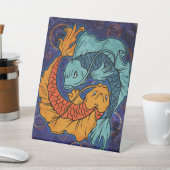 Signe De Table Koi Fish (In SItu)