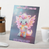 Signe De Table La Bible Pals #1 - Nini - Dieu est Amour 1 Jean 4: (In SItu)