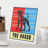 Signe De Table La boîte - Chien fort (In SItu)