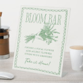 Signe De Table La Fête des mariées verte du marché (In SItu)