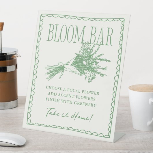 Signe De Table La Fête des mariées verte du marché (In SItu)