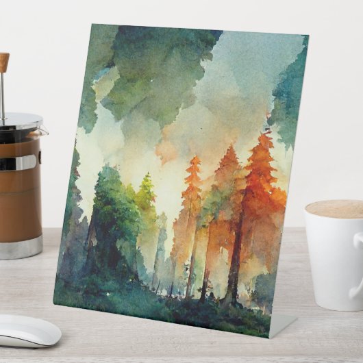 Signe De Table La forêt (nature) (In SItu)