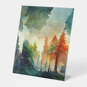 Signe De Table La forêt (nature) (Recto)