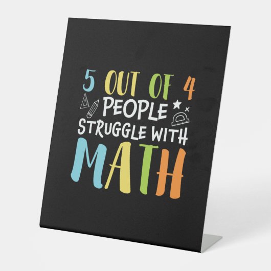 Signe De Table La lutte des professeurs de mathématiques avec les (Recto)
