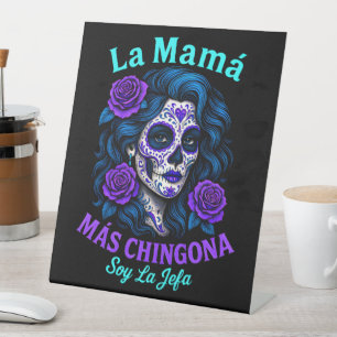 Signe De Table La Mamá Más Chingona Amusante maman espagnole