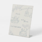 Signe De Table La mère de Peter Rabbit Baby shower Gift&Card (Recto)