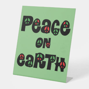 Signe De Table La Paix sur Terre Noël