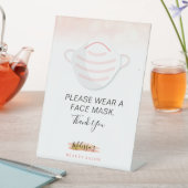 Signe De Table La sécurité des voyous porte un masque (In SItu)