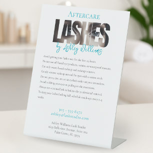 Signe De Table La typographie moderne "LASHER by"