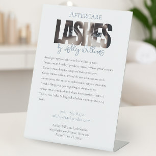 Signe De Table La typographie moderne "LASHER by"