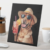 Signe De Table Labrador Retriever (In SItu)