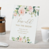 Signe De Table L'âge de la Fête des mariées de mariée (In SItu)