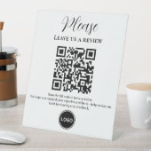 Signe De Table Laissez-nous un avis sur le code QR (In SItu)