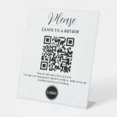 Signe De Table Laissez-nous un avis sur le code QR (Recto)